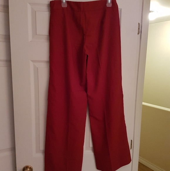 Kate & Leopold red side zip wide leg pants - Picture 4 of 5